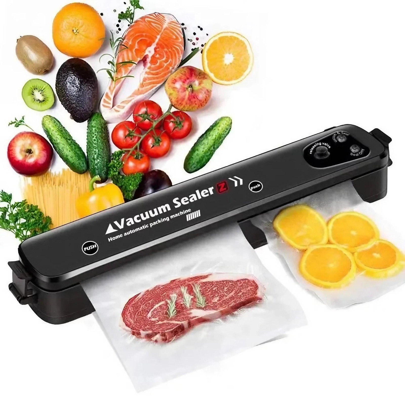 Meal Prep Vacuum Seal - Автоматический вакуумный упаковщик для продуктов, портативный