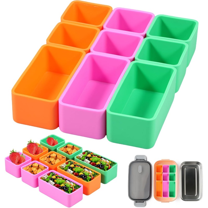 Meal Prep Freezer - Силиконовые разделители для коробки для еды,