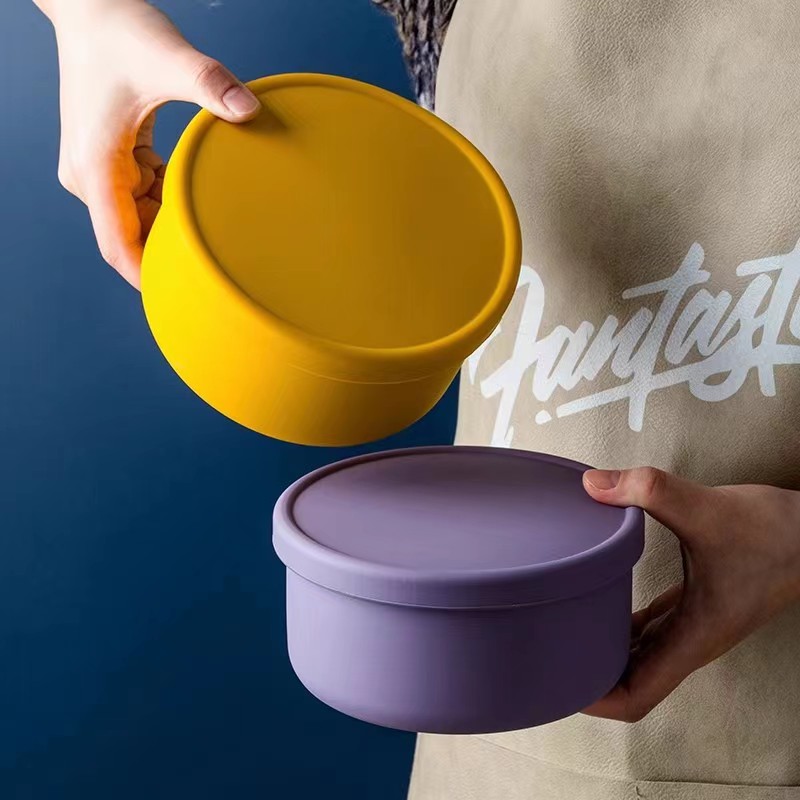 Meal Prep Microwave - 1 шт., силиконовая круглая миска для