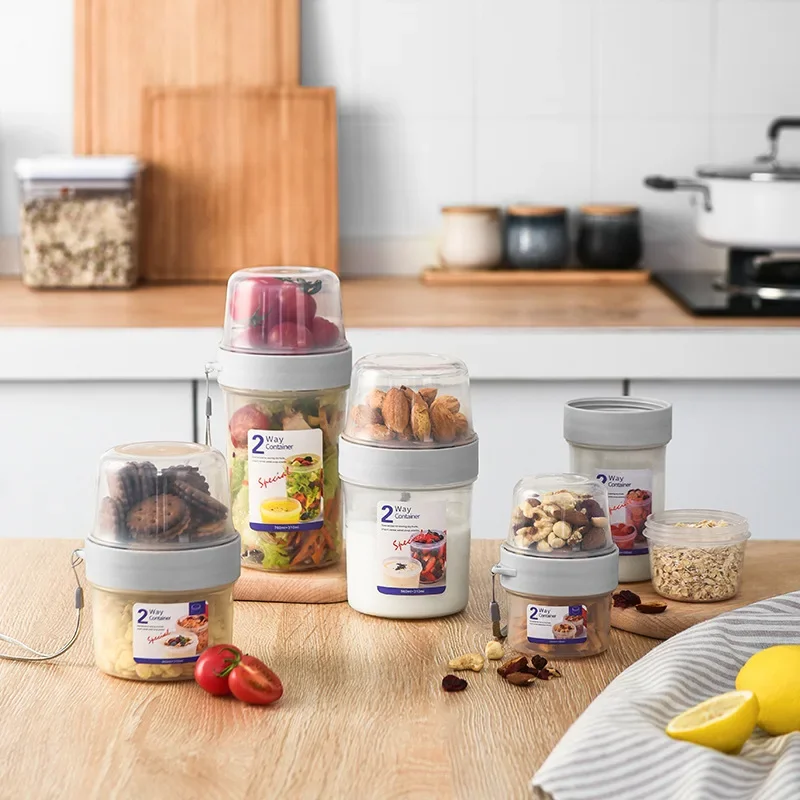 Meal Prep Yogurt - Набор контейнеров для завтрака, овсяных хлопьев,