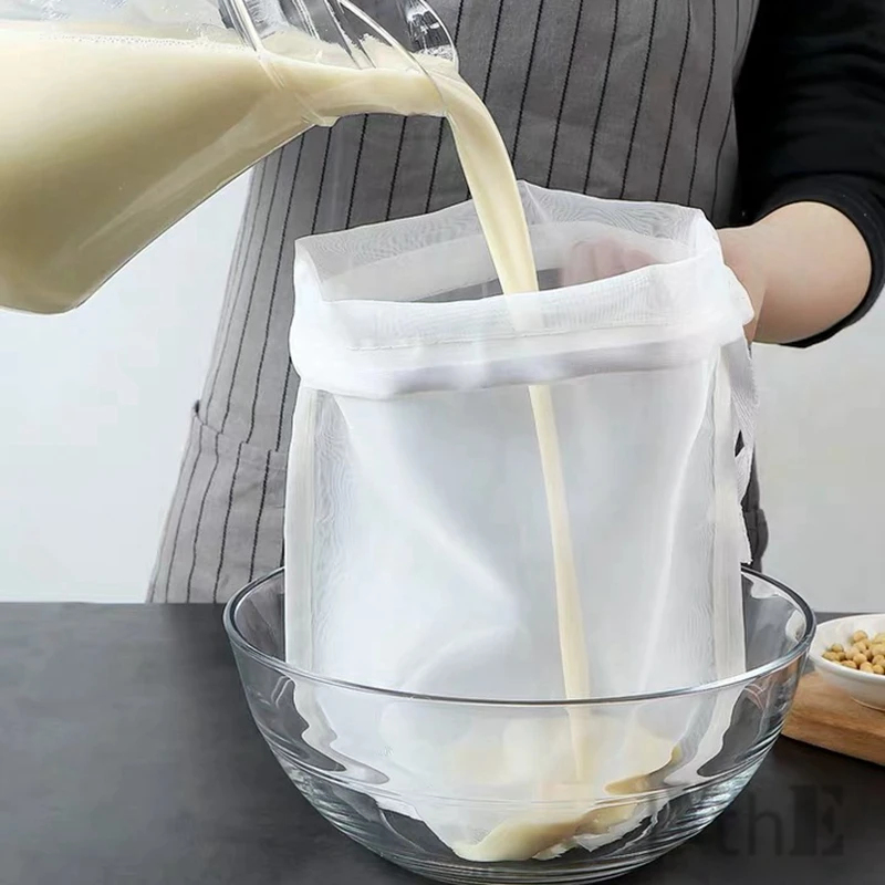 Meal Prep Yogurt - Набор из 2 многоразовых нейлоновых фильтр-мешков