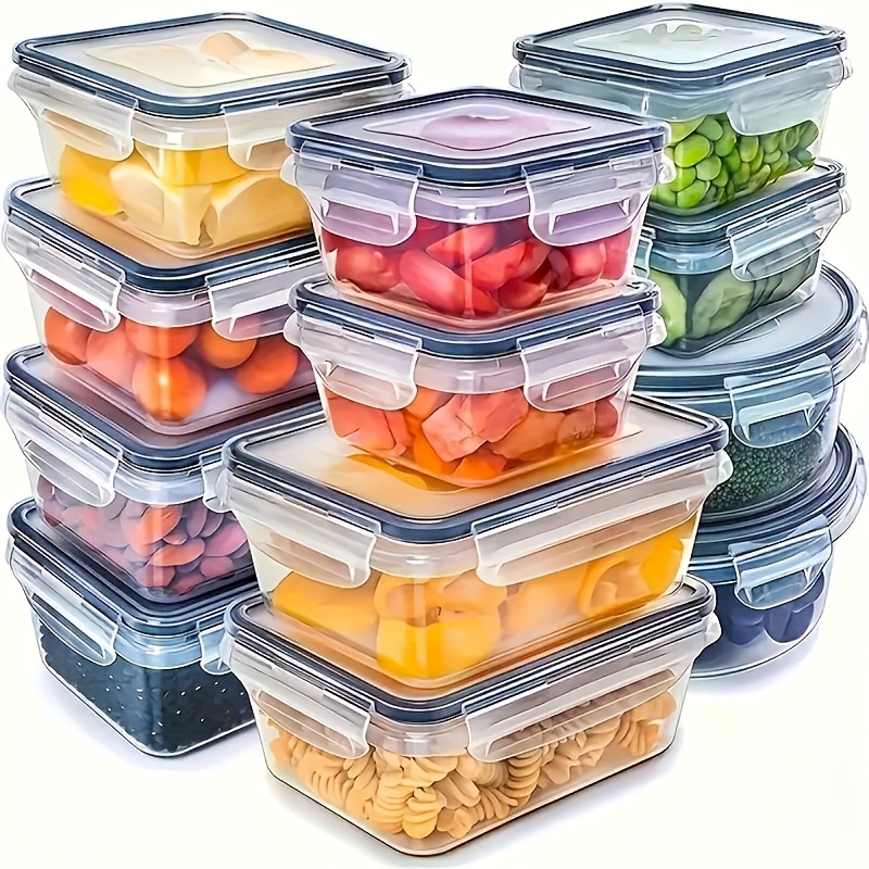 Meal Prep Microwave - Набор из 8 предметов: 4 контейнера