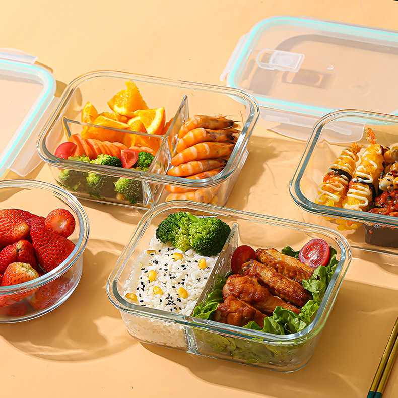Meal Prep Lunch Boxes - Стеклянный контейнер для хранения продуктов из