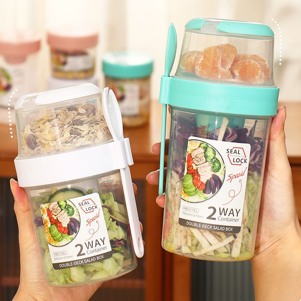 Meal Prep Yogurt - Двухслойная коробка для сохранения свежести йогурта,