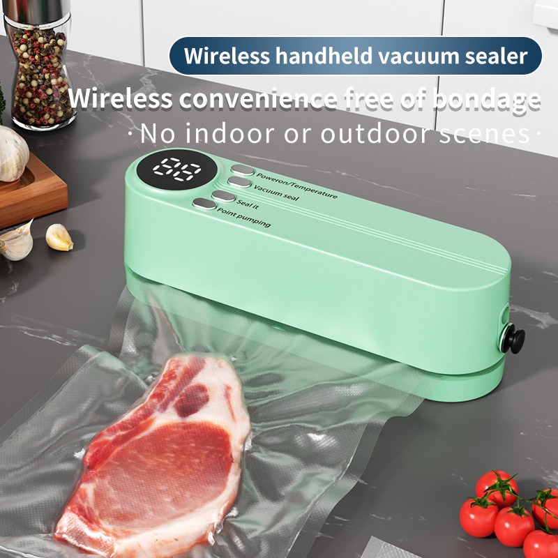 Meal Prep Vacuum Seal - Электрический вакуумный упаковщик, зажим для пищевых