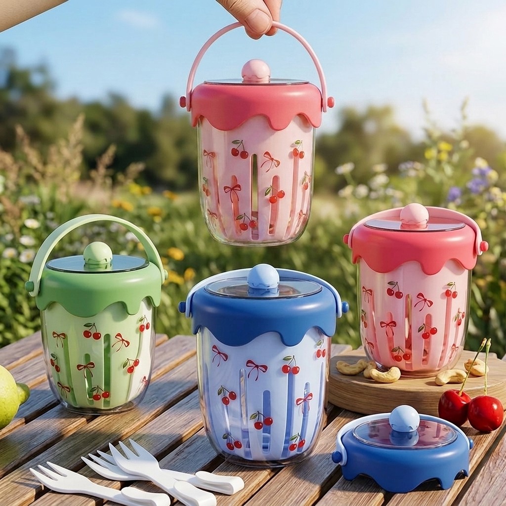 Meal Prep Yogurt Cups - Пластиковые контейнеры для овсянки на ночь