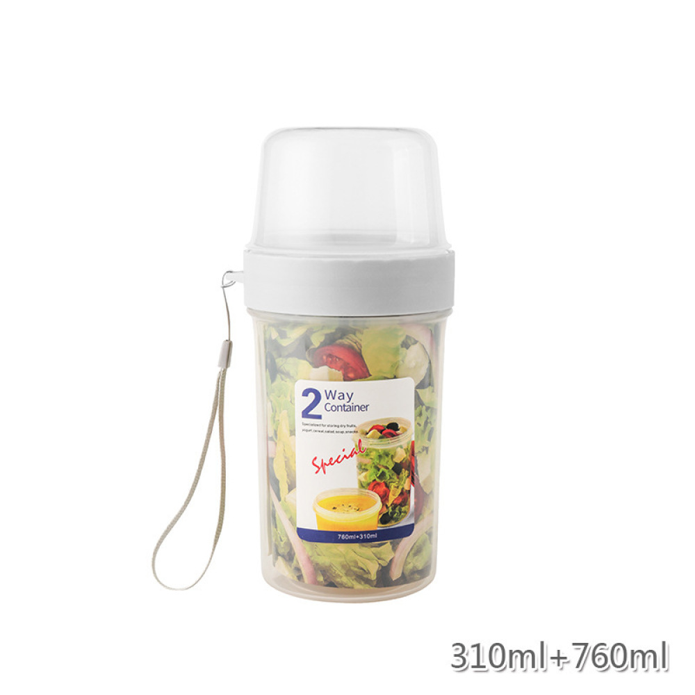 Meal Prep Yogurt - Двухслойный герметичный контейнер для еды, портативный