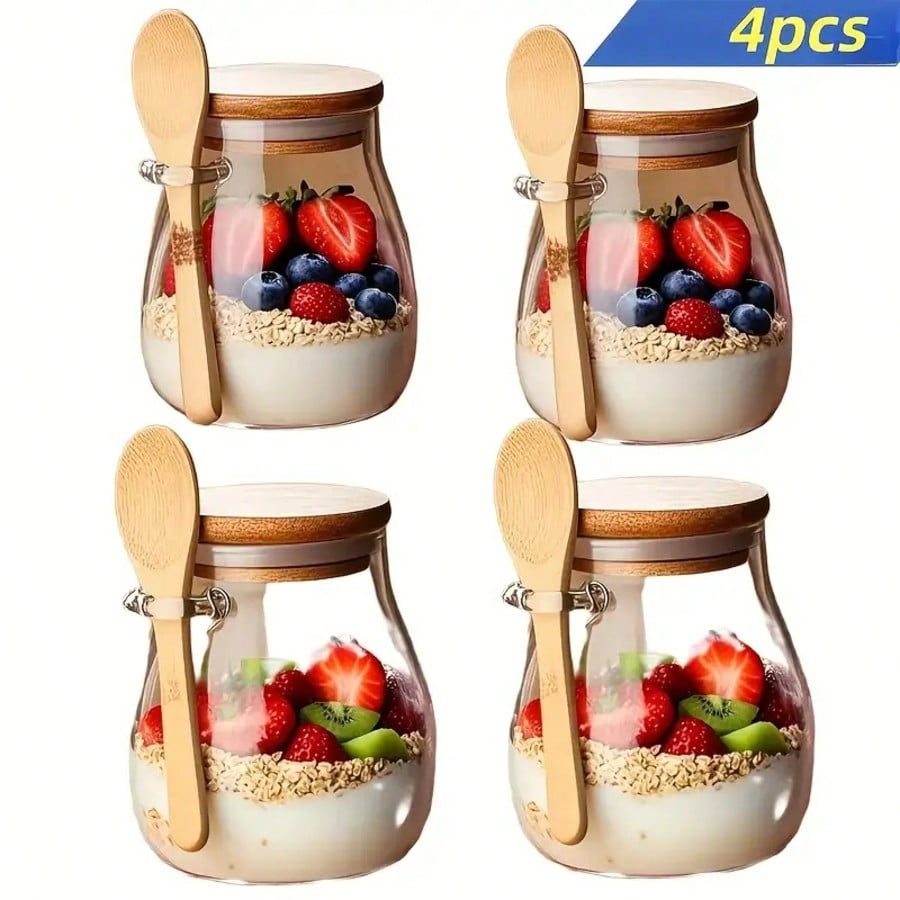 Набор из 4-х контейнеров для о – обзор и цена Meal Prep Yogurt Cups