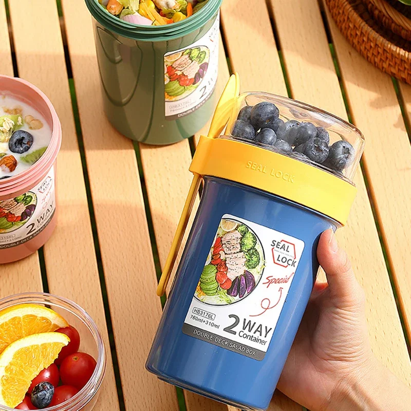 Бенто Ланч-бокс Салат Овсянка  – обзор и цена Meal Prep Yogurt