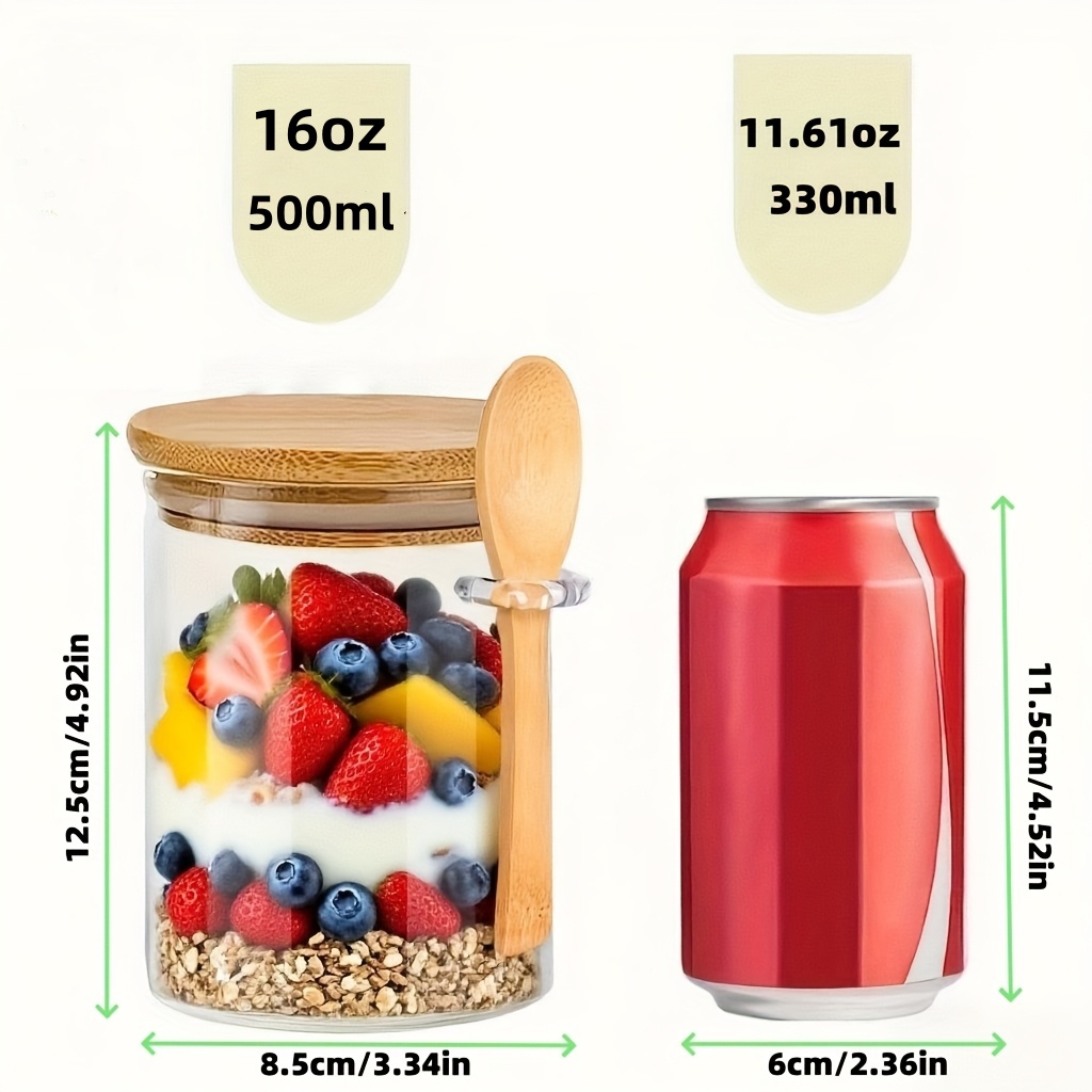 Набор стеклянных стаканов для  – обзор и цена Meal Prep Yogurt