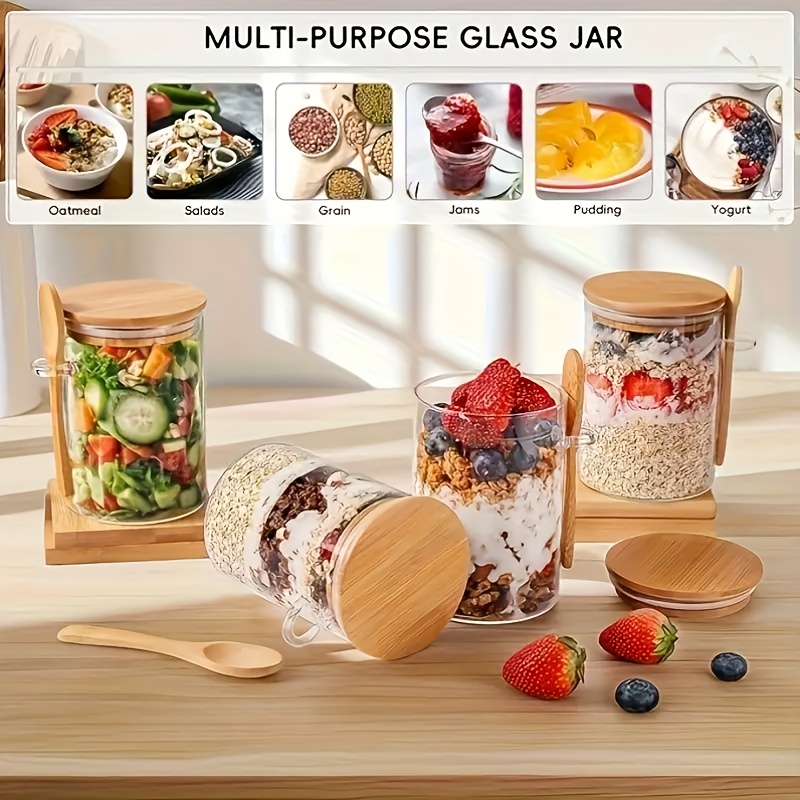 Набор стеклянных стаканов для  – обзор и цена Meal Prep Yogurt