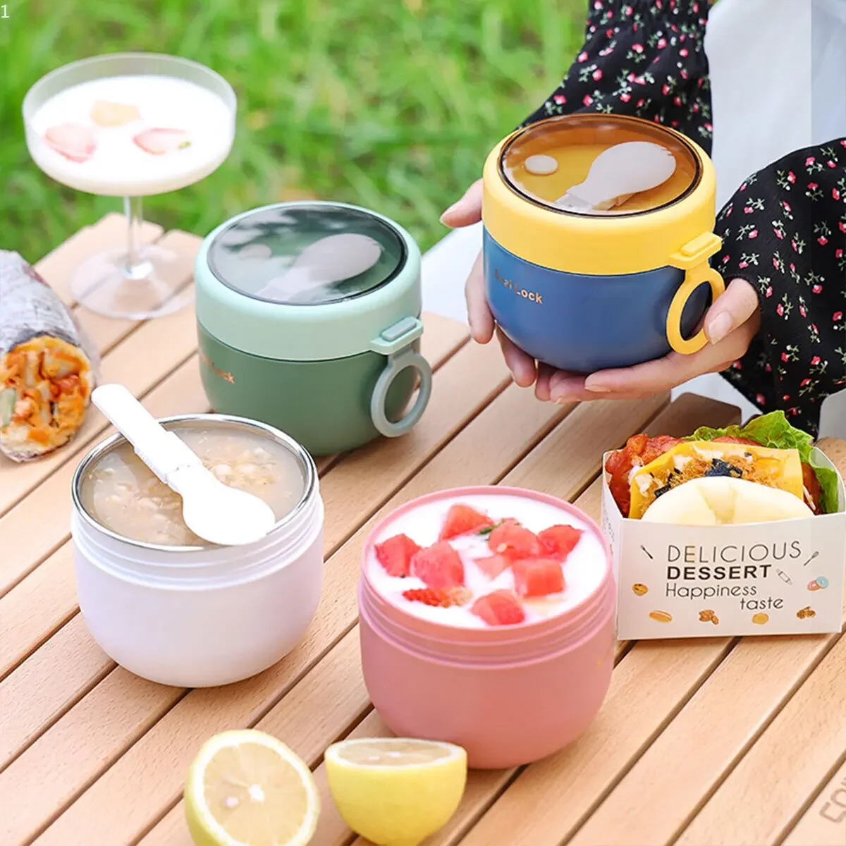 600 мл/800 мл чашки для завтра – обзор и цена Meal Prep Yogurt
