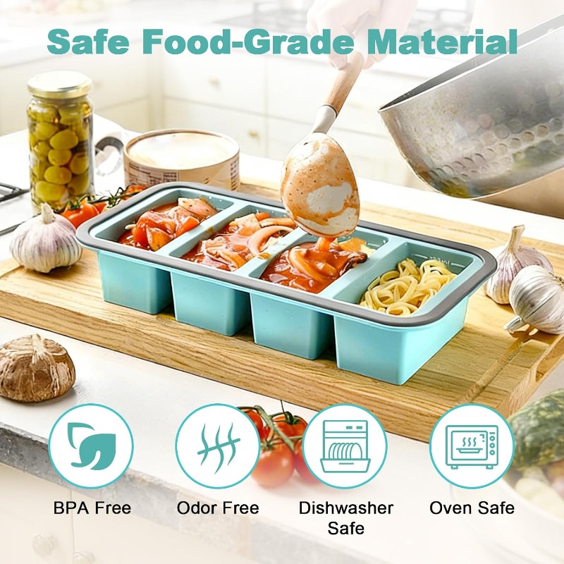 Силиконовые формы для заморозк – обзор и цена Meal Prep Freezer