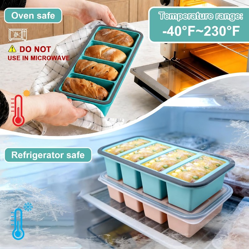 Силиконовые формы для заморозк – обзор и цена Meal Prep Freezer