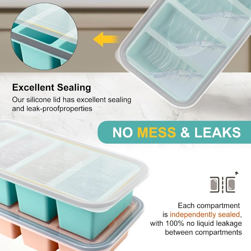Силиконовые формы для заморозк – обзор и цена Meal Prep Freezer