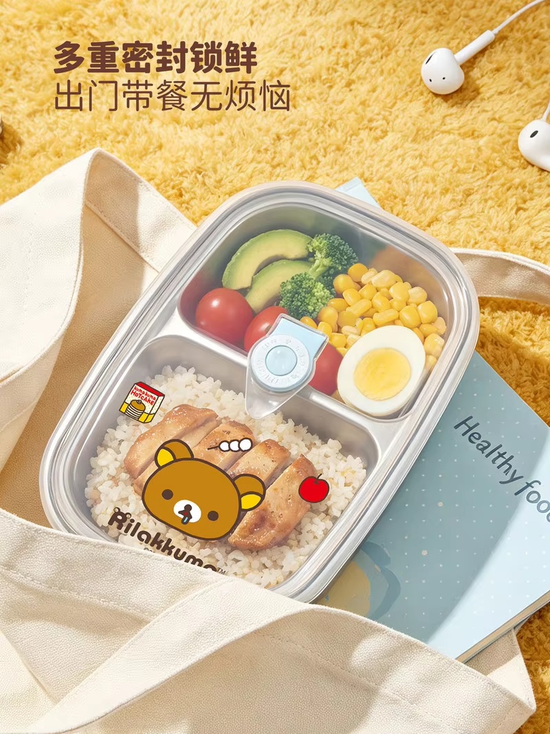 Ланч-бокс Rilakkuma из нержаве – обзор и цена Meal Prep Lunch Boxes